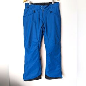 RIPZONE thermal fleece insulated ski/snowboarding/snow pants blue women's size M
